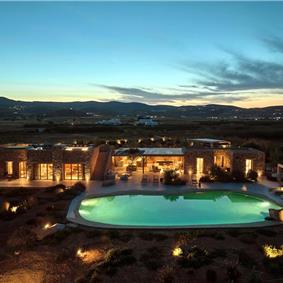 6 bedroom villa with pool, East Paros, sleeps 12